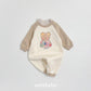 (Pre-order) OOTTBEBE Winter - Watercolor Bear Full Bodysuit 페인팅오띠전신슈트 (2 Colors)