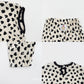 (Pre-order) OOTTBEBE Summer - Petit Leopard Pleated Set 쁘띠호피플리츠상하복 (2 Colors)