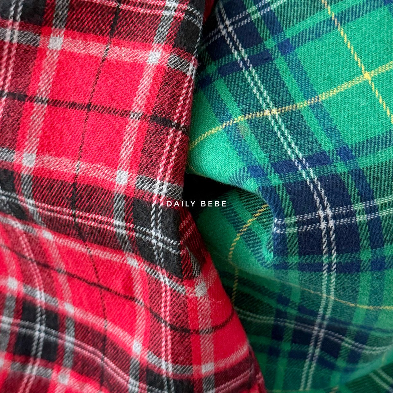 (Pre-order) Daily Bebe Winter - Kids' Merry Check Pants 메리 체크팬츠 (2 Colors)