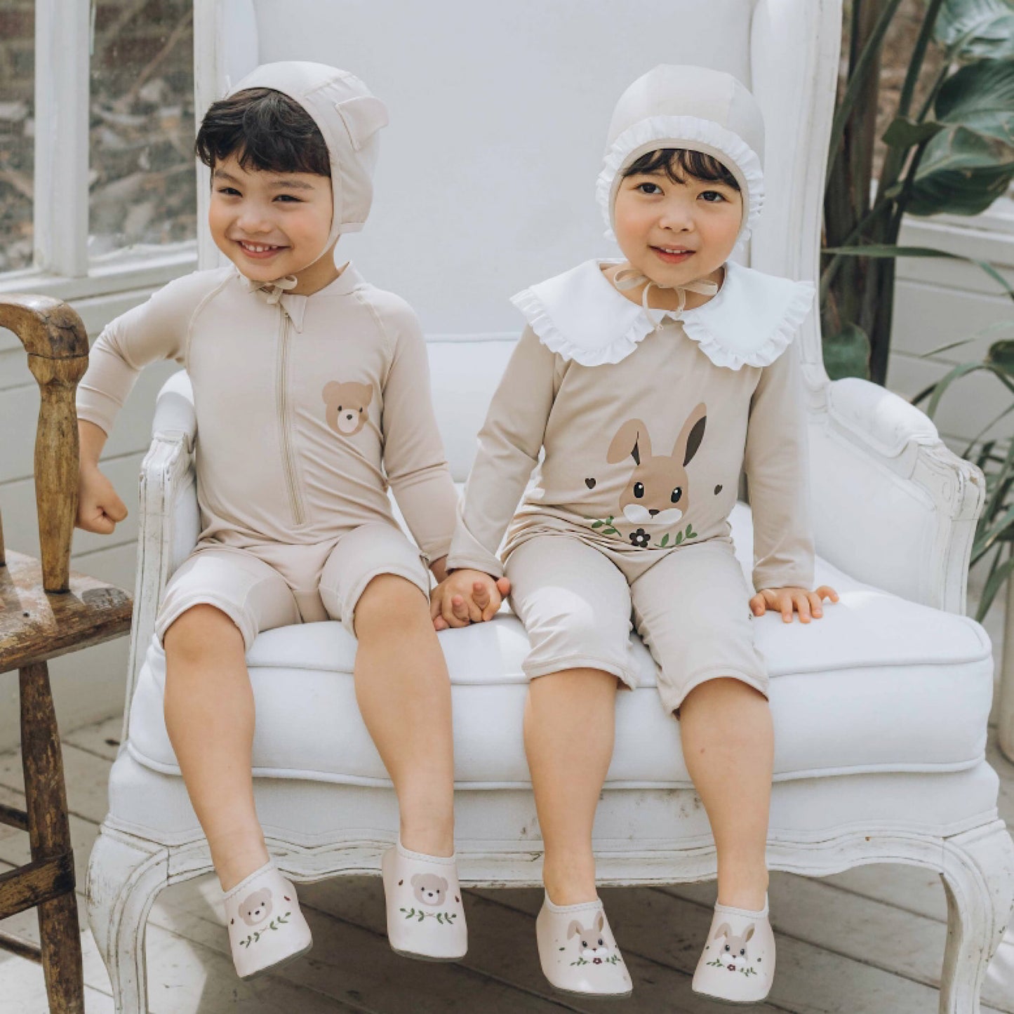 (Pre-order) KoongsKoongs Kids’ Premium All-in-One Rash Guard (Rabbit)