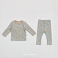 (Pre-order) OOTTBEBE Winter - Mung-Mung Pajama Set 멍멍실내복 (2 Colors)
