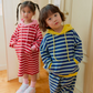 (Pre-order) Daily Bebe - Kids’ Couple Striped Set 커플 단가라세트 (2 Colors)