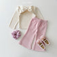 (Pre-order) Daily Bebe Winter - Kids' Ribbon Shoulder Top 리본 숄더티 (3 Colors)