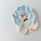 (Pre-order) Daily Bebe - Kids’ Mock-Neck Ribbon Shirts 반목 날라리티 (2 Colors)