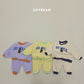 (Pre-order) Soybean Kids Winter - Camping Bear Fleece Top & Bottom Set 캠핑베어플리스상하 (3 Colors)