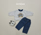 (Pre-order) Soybean Kids Winter - Ski Bear Fleece-Lined Sweatshirt 스키곰양기모맨투맨 (2 Colors)