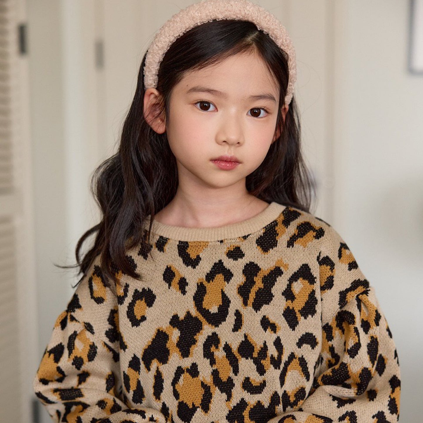 (Pre-order) Daily Bebe - Kids’ Leopard Skirt Set 레오파드세트 (2 Colors)