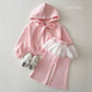 (Pre-order) Daily Bebe Summer- Kids’ Ribbon Hoodie Zip-Up 리본 후드집업 (3 Colors)