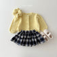 (Pre-order) Daily Bebe Winter - Kids' Merry Ruffle Skirt 메리 홀 스커트 (2 Colors)