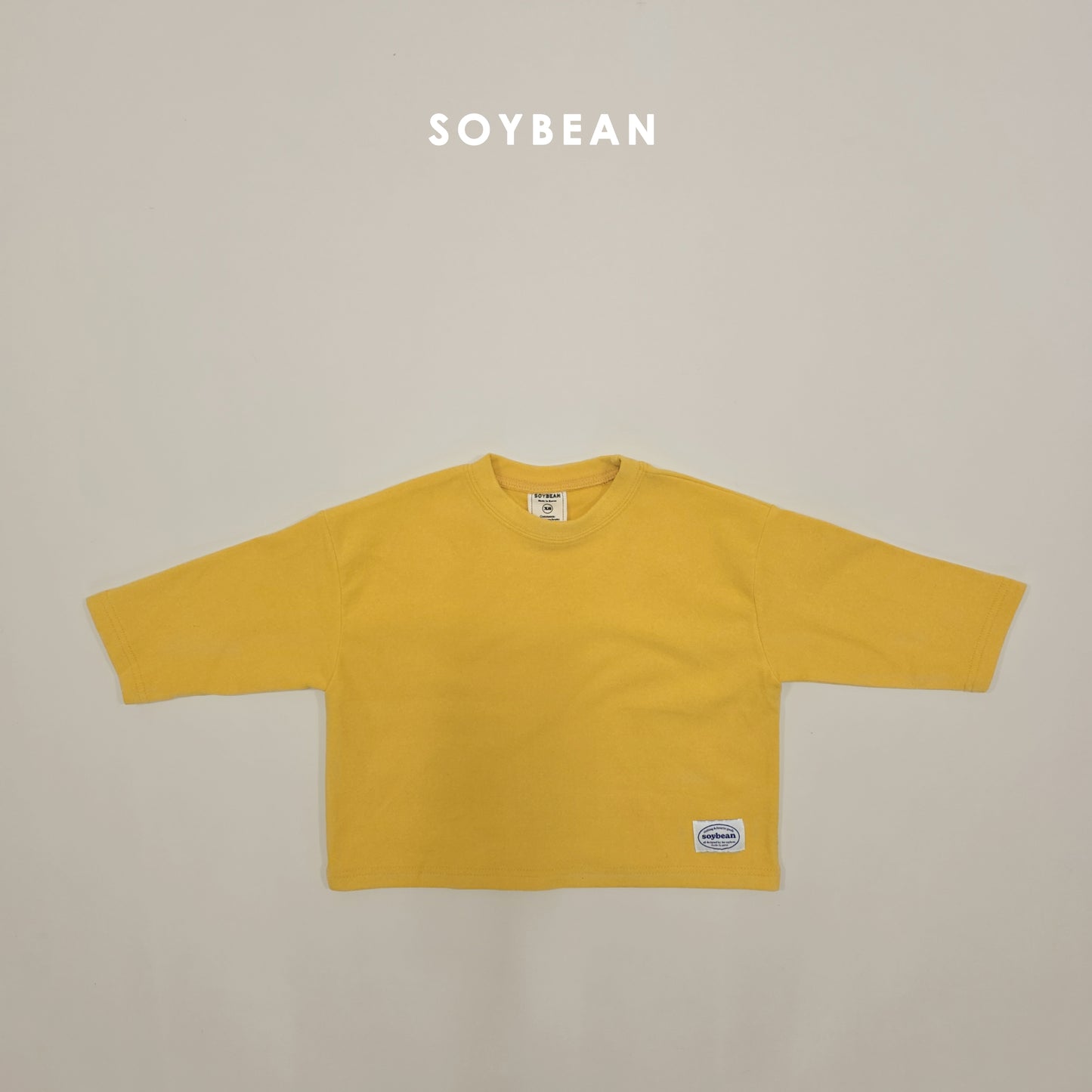(Pre-order) Soybean Kids Winter - Cozy Layered Fleece-Lined Tee 포근한레이어드티 (5 Colors)