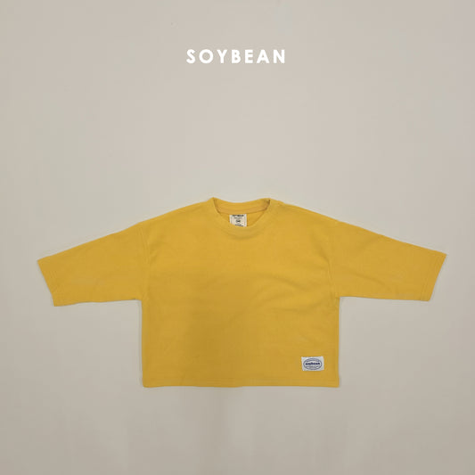(Pre-order) Soybean Kids Winter - Cozy Layered Fleece-Lined Tee 포근한레이어드티 (5 Colors)
