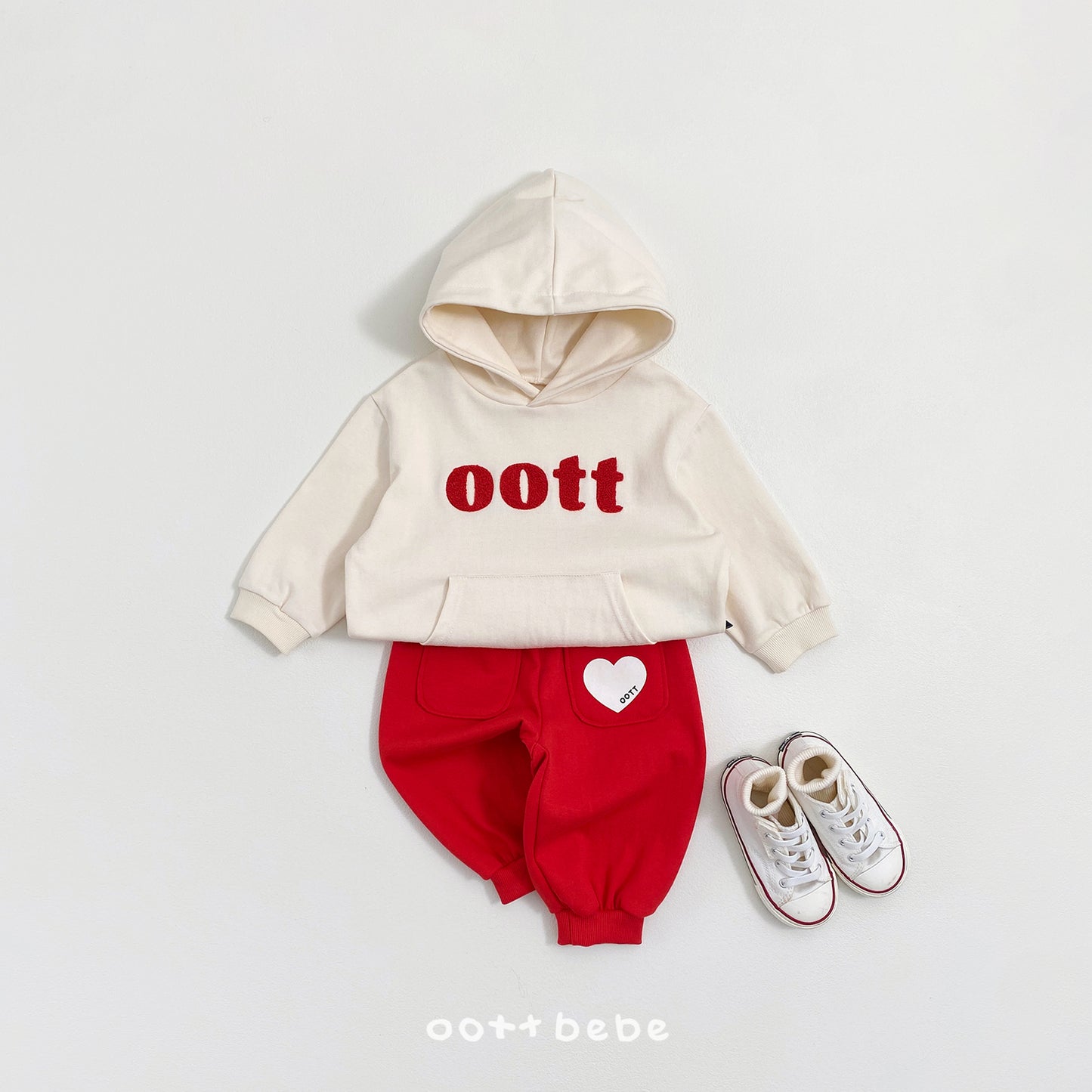 (Pre-order) OOTTBEBE Spring - Heart Pocket Pants 하트포켓팬츠 (3 Colors)