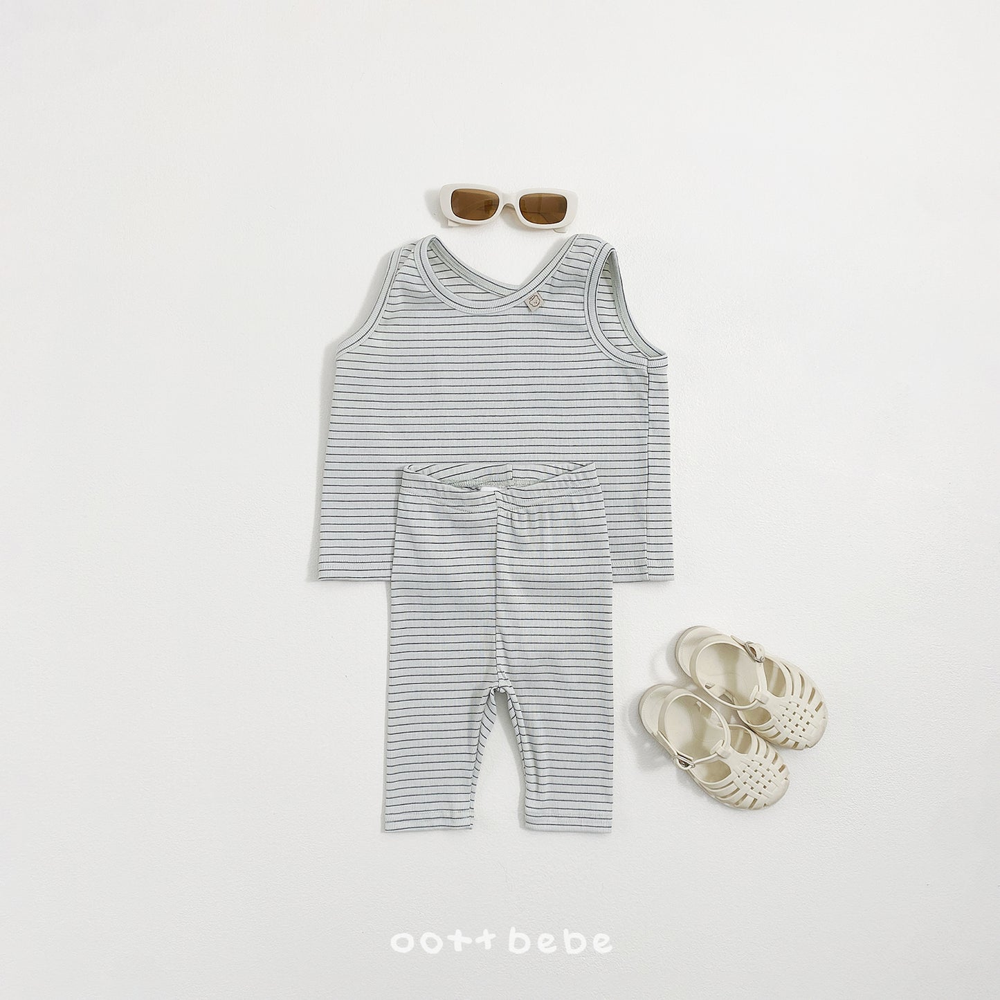 (Pre-order) OOTTBEBE Summer - Sherbet Leggings (Kids) 샤베트5부레깅스 (5 Colors)