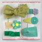 (Chenny Bong Bong) Kids’ Luna Mint Hair Clips 6-piece Set