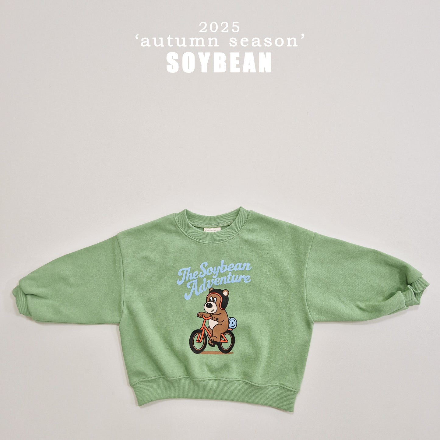 (Pre-order) Soybean Kids - Bear Adventure Top & Bottom Set 곰돌어드벤쳐상하복 (3 Colors)