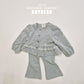 (Pre-order) Soybean Kids - Square Lace Top & Bottom Set 스퀘어레이스 상하복 (2 Colors)