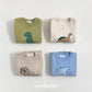 (Pre-order) OOTTBEBE Winter - Dino Friends Full Bodysuit 공룡전신슈트(양기모) (4 Colors)