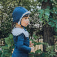 (Pre-order) KoongsKoongs Kids’ Premium Chouette One-piece Rash Guard Dress Set (Navy)