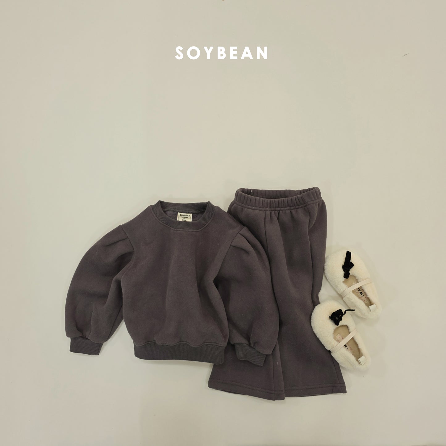 (Pre-order) Soybean Kids Winter - Mongle Flare Top & Bottom Set 몽글플레어상하 (5 Colors)