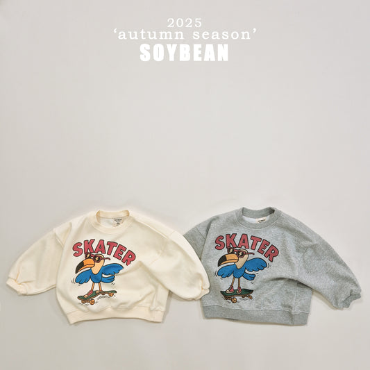 (Pre-order) Soybean Kids - Parrot Sweatshirt 앵무새맨투맨 (2 Colors)