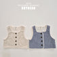 (Pre-order) Soybean Kids - Little Lace Vest 꼬마레이스조끼 (2 Colors)