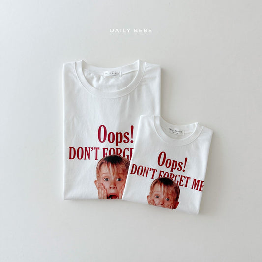 (Pre-order) Daily Bebe Winter - Kids' Kevin Holiday Graphic Tee 케빈 반팔티