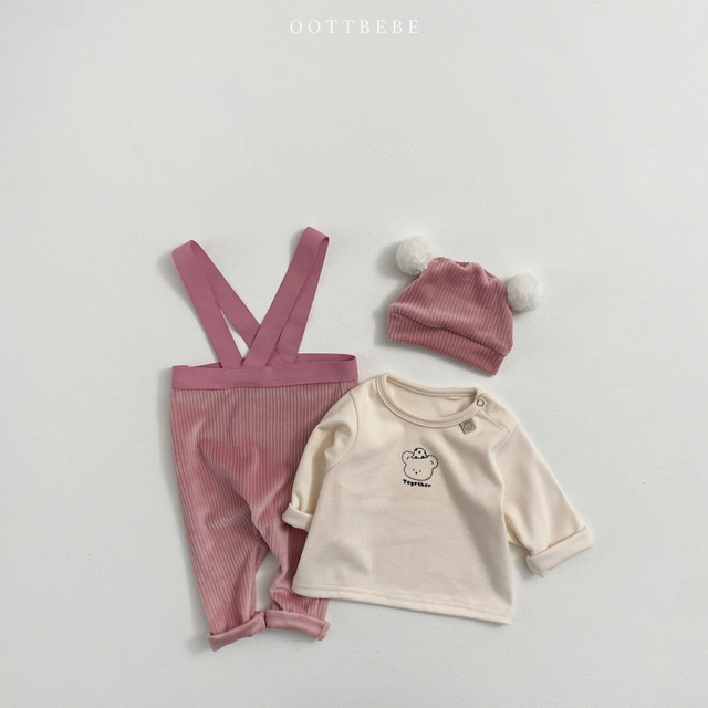 (Pre-order) OOTTBEBE - Bebe’s Winter Duo T-Shirt Set 베이글 1+1 티셔츠 - Baby (6 Colors)