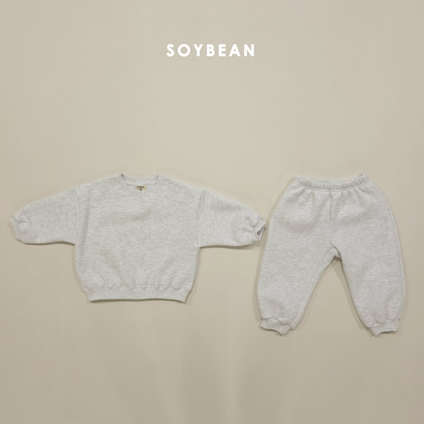 (Pre-order) Soybean Kids Winter - Junior Soybean Kids Winter - Junior Fleece-Lined Lollipop Top & Bottom Set 주니어 양기모롤리팝상하복 (16 Colors)