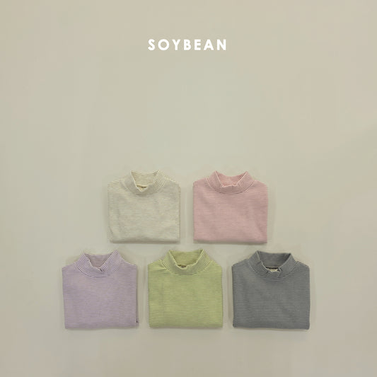 (Pre-order) Soybean Kids Winter - Cozy Soft Half-Neck Tee 폭닥폭닥반목티 (5 Colors)
