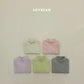 (Pre-order) Soybean Kids Winter - Cozy Soft Half-Neck Tee 폭닥폭닥반목티 (5 Colors)