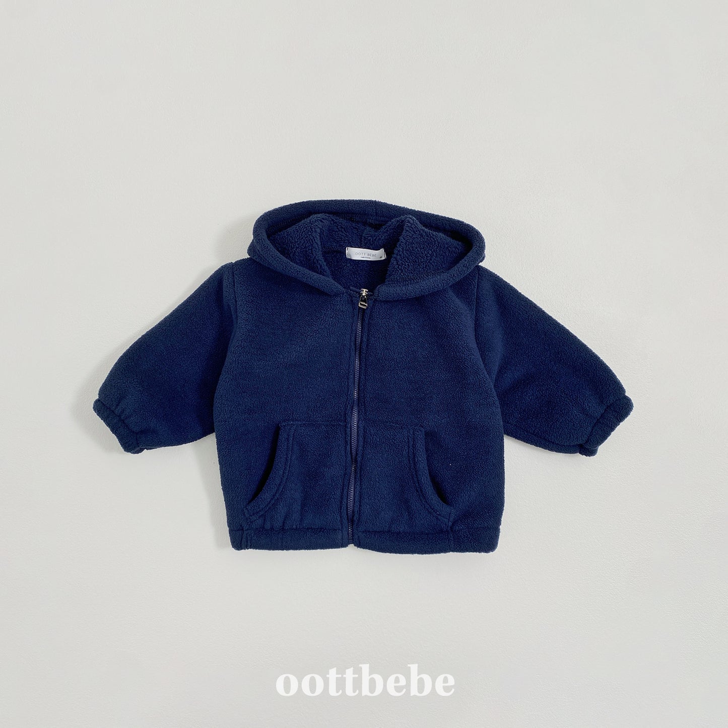 (Pre-order) OOTTBEBE Winter - Marshmallow Cloud Fleece Zip-Up Jacket 말랑구름후리스집업점퍼 (5 Colors)