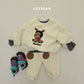 (Pre-order) Soybean Kids Winter - Hello Boucle Rudolph Top & Bottom Set 헬로부클루돌프상하 (2 Colors)