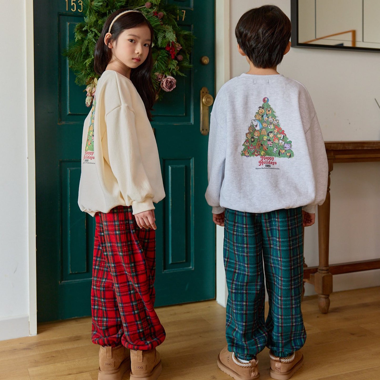 (Pre-order) Daily Bebe - Kids’ Christmas Tree Sweatshirt 트리맨투맨 (2 Colors)