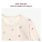 (Baby Boom) Jacquard Diamond Long-Sleeve Pajama Set