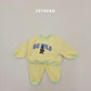 (Pre-order) Soybean Kids Winter - Camping Bear Fleece Top & Bottom Set 캠핑베어플리스상하 (3 Colors)
