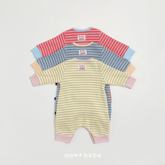 (Pre-order) OOTTBEBE Spring - Apollo Stripe Bodysuit 아폴로슈트 (3 Colors)