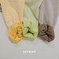 (Pre-order) Soybean Kids Winter - Bong Bong Stripe Fleece-Lined Top & Bottom Set 봉봉단가라상하 (3 Colors)