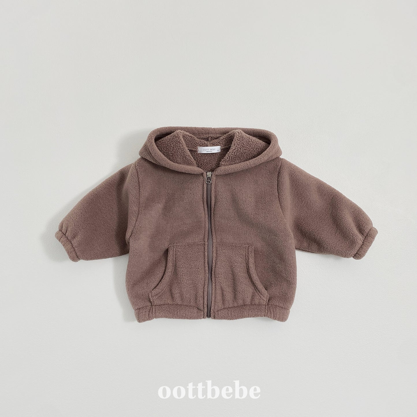 (Pre-order) OOTTBEBE Winter - Marshmallow Cloud Fleece Zip-Up Jacket 말랑구름후리스집업점퍼 (5 Colors)