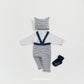 (Pre-order) OOTTBEBE Spring - Say OOTT Stripe Suspender Leggings 세이오뜨멜빵레깅스 (4 Colors)