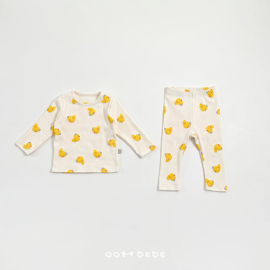 (Pre-order) OOTTBEBE Spring - Picnic Cotton Pajama Set 나들이실내복 (4 Colors)
