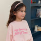 (Pre-order) Daily Bebe - Kids’ Lettering Wide Top & Bottom Set 레터링 와이드세트 (4 Colors)