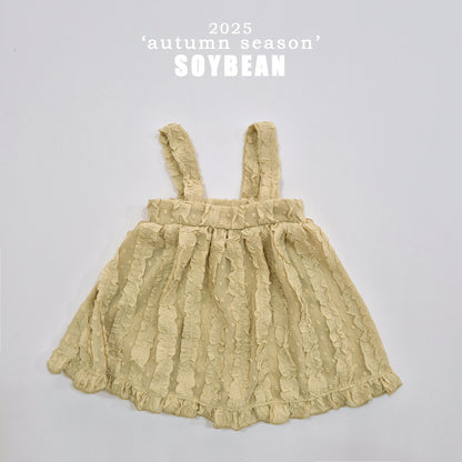 (Pre-order) Soybean Kids - Chiffon Bustier Dress 쉬폰뷔스티에원피스 (2 Colors)