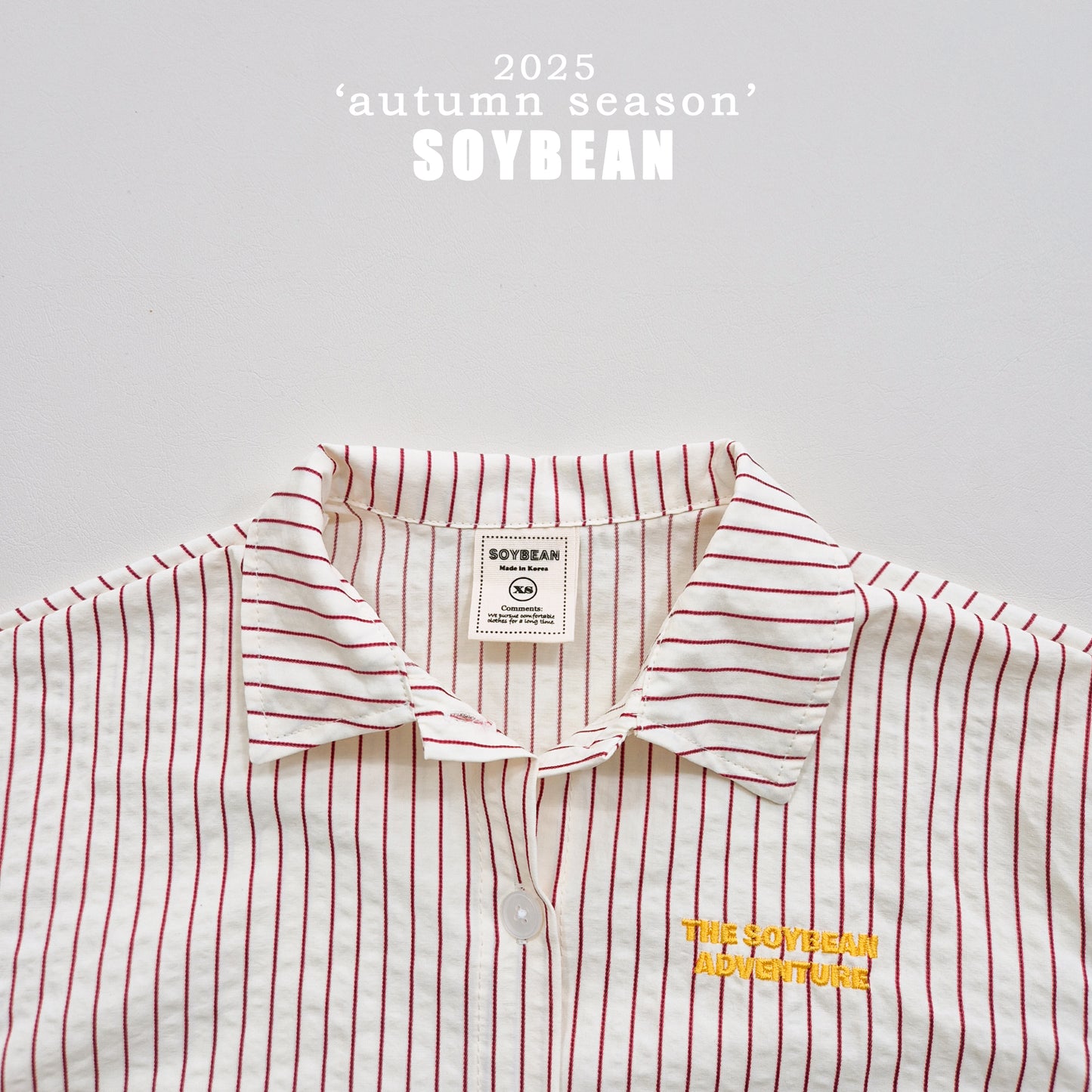(Pre-order) Soybean Kids - Stra Comfort Stripe Shirt (2 Colors)