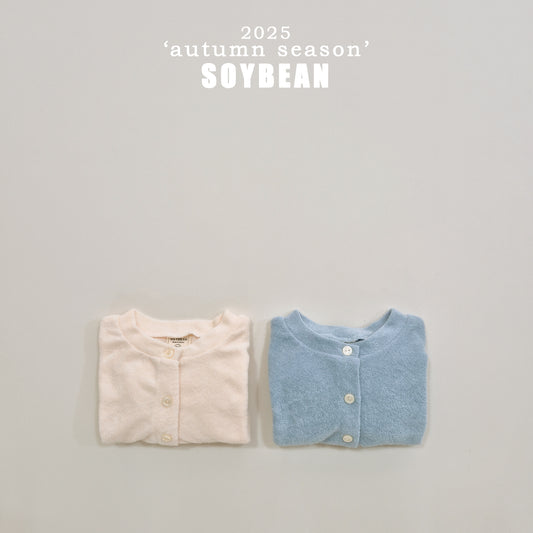 (Pre-order) Soybean Kids - Terry Puff Cardigan 테리퍼프가디건 (2 Colors)