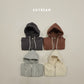 (Pre-order) Soybean Kids Winter - Fleece-Lined Basic Hood Zip-Up 양기모후드집업 (4 Colors)