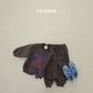 (Pre-order) Soybean Kids Winter - America Fleece-Lined Top & Bottom Set 아메리카양기모상하 (2 Colors)