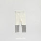 (Pre-order) OOTTBEBE Winter - Stripe Ankle Leggings 윈터배색레깅스 (3 Colors)