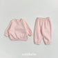(Pre-order) OOTTBEBE Winter - Love Bebe Top & Bottom Set 러브베베상하복 (4 Colors)