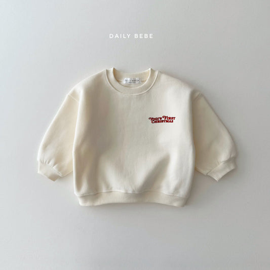 (Pre-order) Daily Bebe Winter - Kids' Wreath Christmas Sweatshirt 리스 맨투맨
