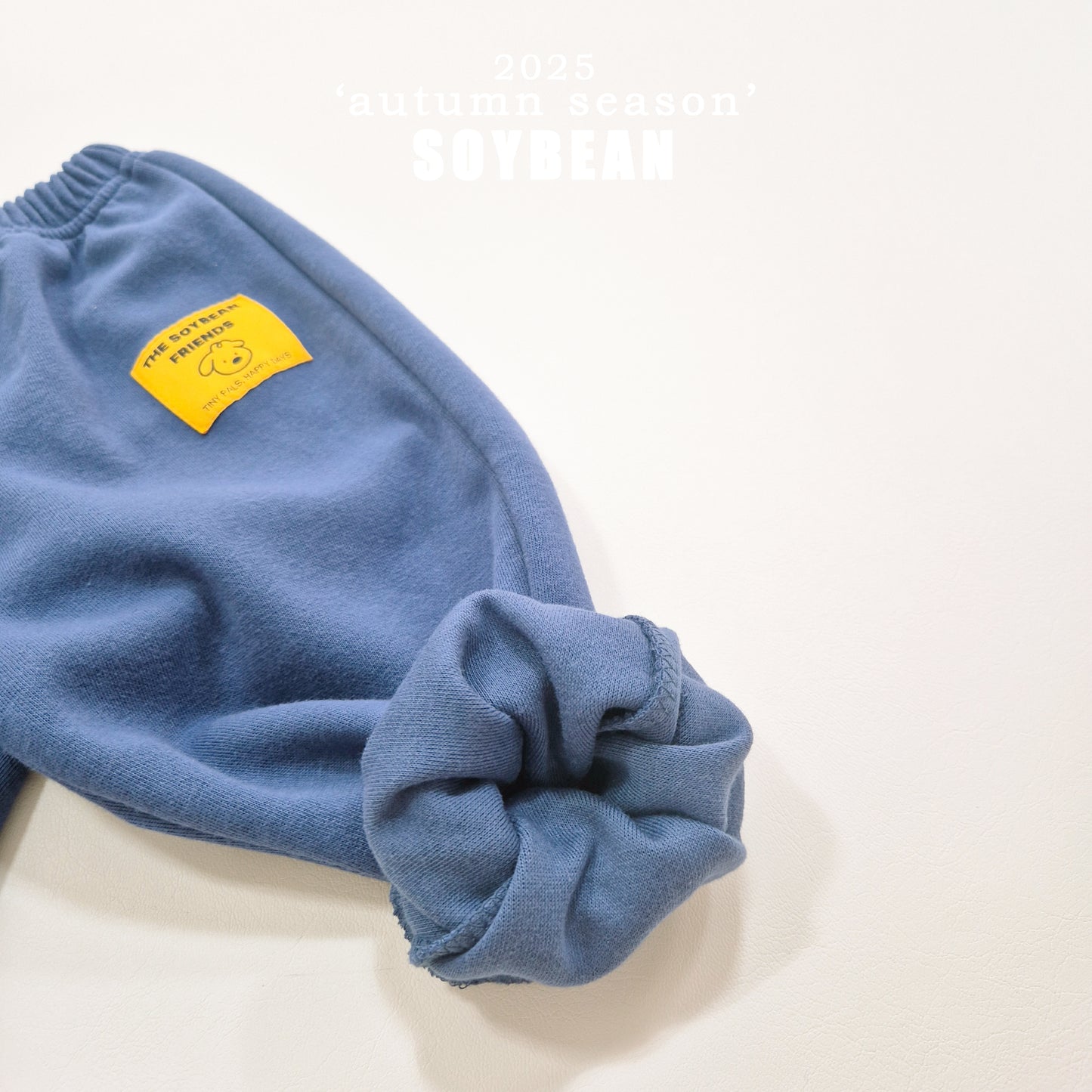 (Pre-order) Soybean Kids - Cloud Bunny Color Block Top & Bottom Set 구름토끼배색상하복 (2 Colors)